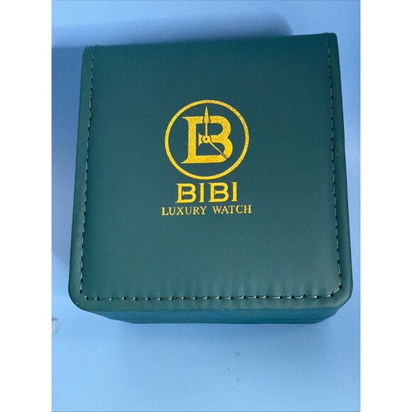 BIBI B0208 Black Dial, Rose Gold Case, With Black Band